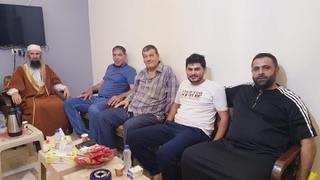 وفد من لجنة مسجد البقاعي يزور المغترب الحاج جهاد النجمه في البارد
