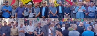 وقفة تضامنية لحزب الشعب في مخيم البداوي