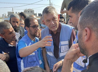 المفوض العام للأُنروا في غزة