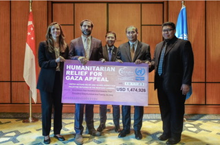مؤسسة "رحمة للعالمين" تقدم تمويلا حاسما لنداء الطوارئ من أجل غزة