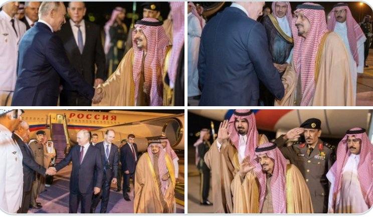 وصول الرئيس الروسي إلى الرياض