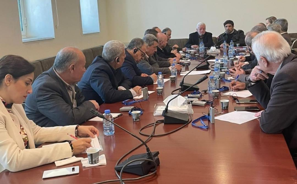 لقاء بين  لجنة الحوار اللبناني الفلسطيني و الفصائل الفلسطينية و الأونروا  في بيروت