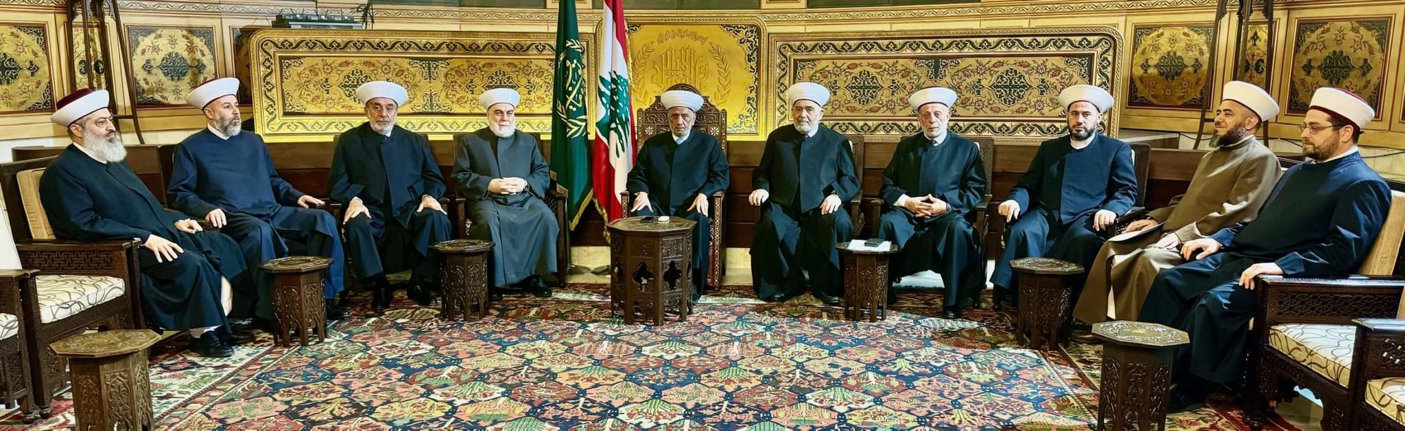 انعقاد  مجلس المفتين في لبنان اجتماعاً برئاسة مفتي الجمهورية اللبنانية