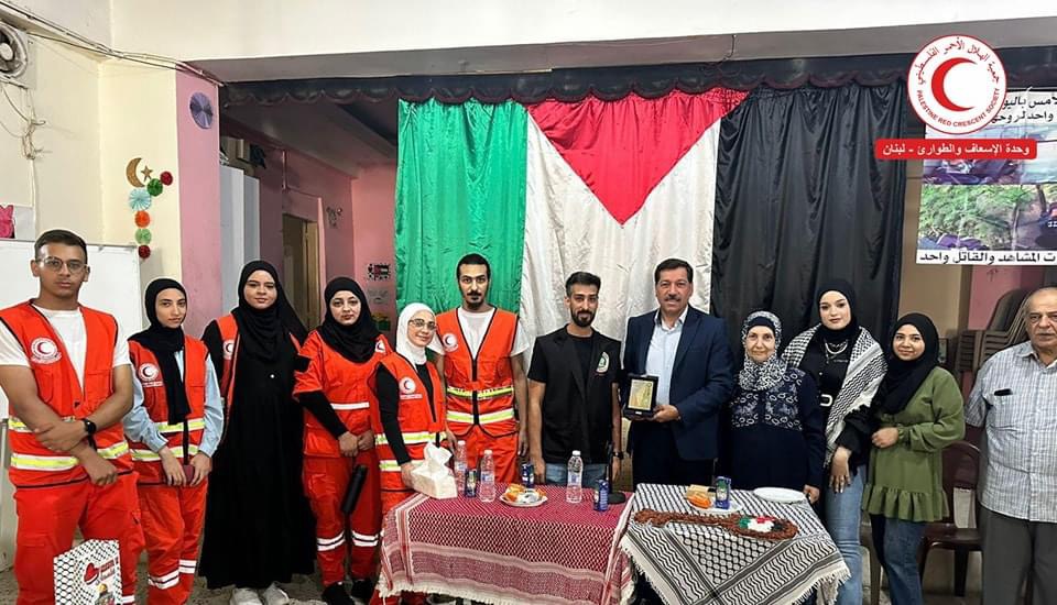 وحدة الإسعاف والطوارئ تشارك بندوة "فلسطين قضيتنا والقدس وجهتنا" في مخيم البداوي .