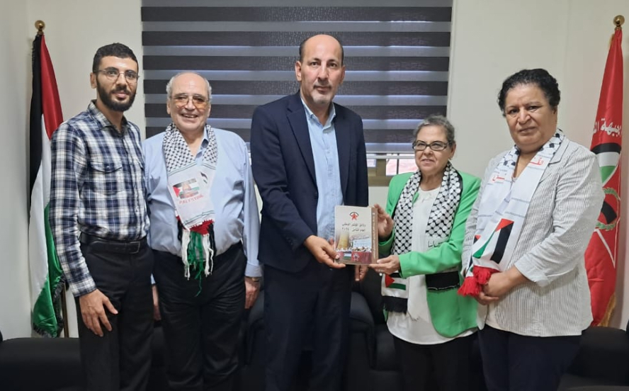 الجبهة الديمقراطية  تستقبل وفد الحزب الاشتراكي المصري*
