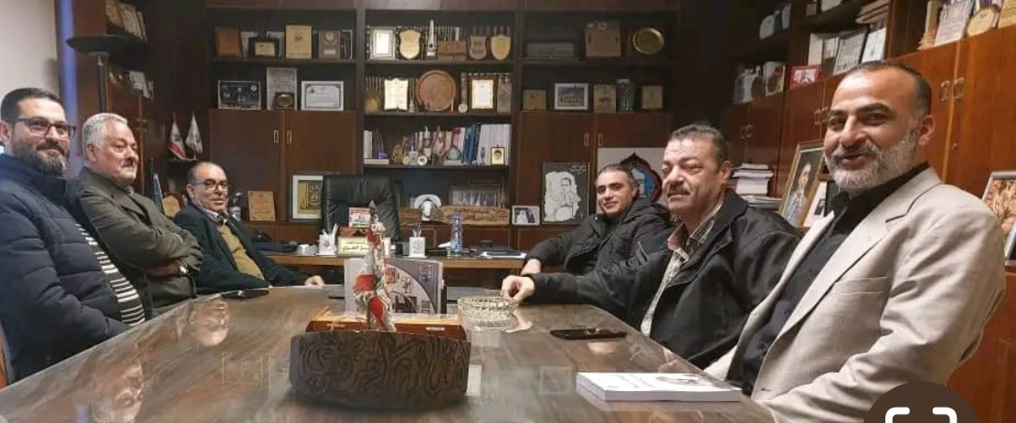 الفري يستقبل وفد حركة "فتح" قيادة منطقة الشمال