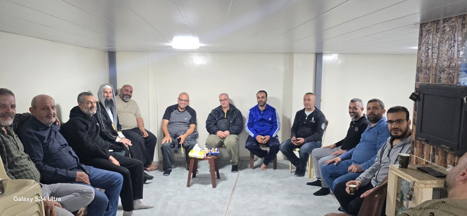 زيارة الأخ المحسن الفاضل أسعد اللوباني لمسجد البقاعي في مخيم نهر البارد .