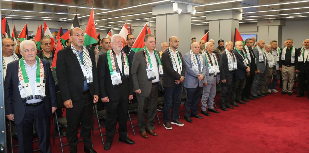 مهرجان سياسي بمناسبة عيد العمال العالمي في سفارة دولة فلسطين في لبنان