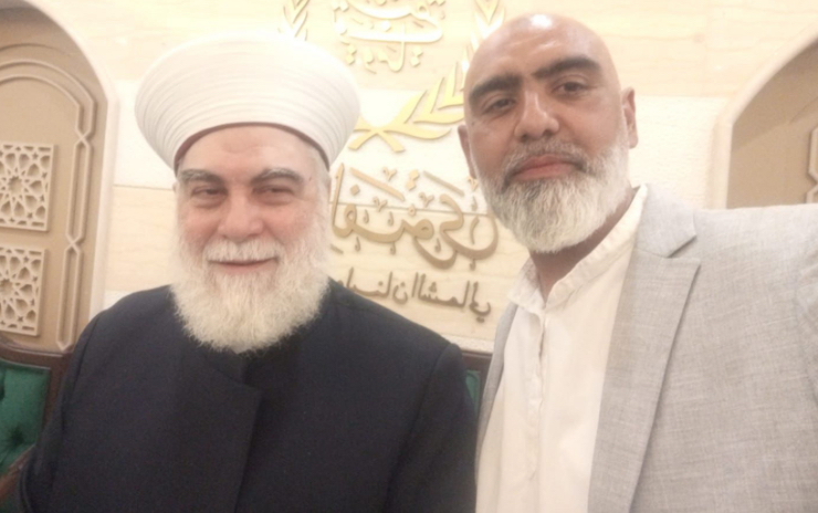 مفتي طرابلس يستقبل الزميل فادي صيداوي