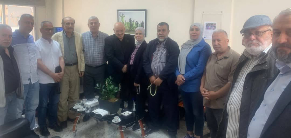 امين سر اللجان الشعبية في لبنان يلتقي مديرة خدمات المنطقة الوسطى   للاونروا في بيروت .