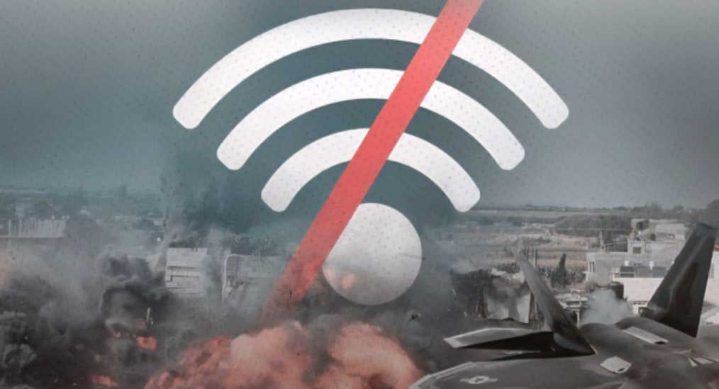 انقطاع الاتصالات في غزة بعد استهداف خط ألياف ضوئية