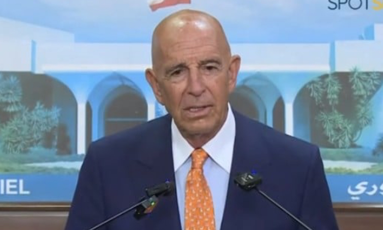 باراك من بعبدا بعد تسلمه الرد اللبناني: الفرصة أمامكم والعالم مستعد لدعمكم إذا اخترتم السلام