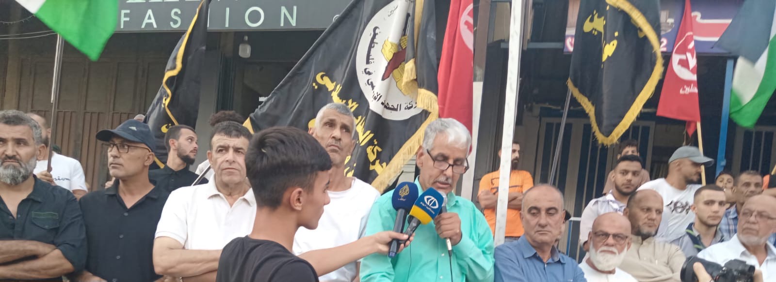 وقفة تضامنية مع غزة في مخيم نهر البارد