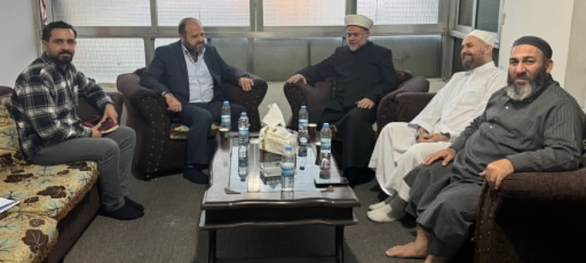 هيئة علماء فلسطين في لبنان تستقبل وفدًا من اللجنة الدولية للصليب الأحمر*