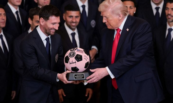 إنتر ميامي بقيادة ميسي في ضيافة ترامب بالبيت الأبيض