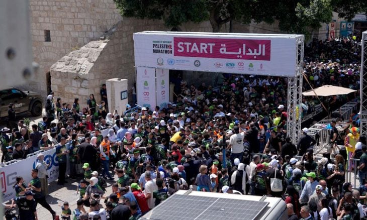 مشاهد من ماراثون فلسطين الدولي في بيت لحم وغزة بنسخته العاشرة