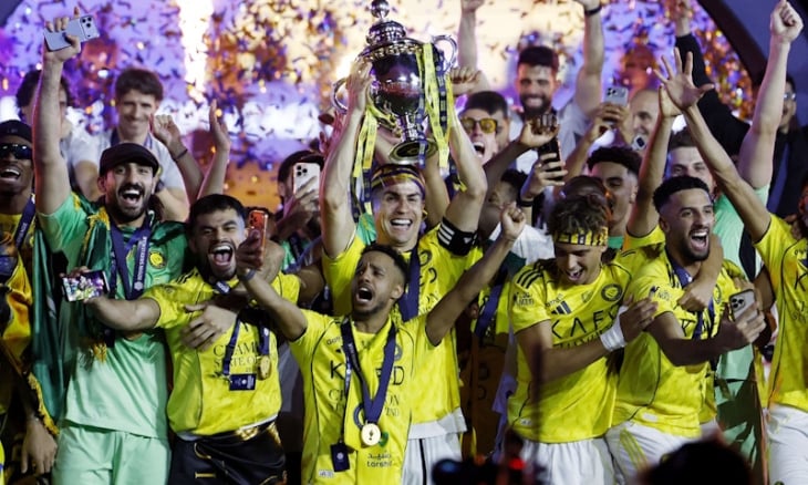 رونالدو يقود النصر للتتويج بالدوري السعودي للمرة العاشرة