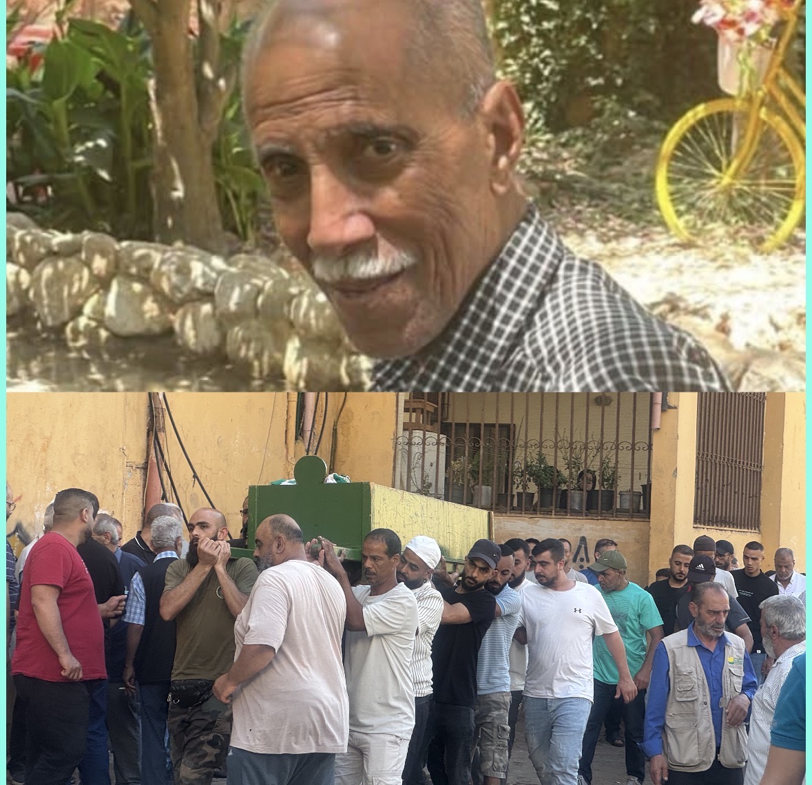 جنازة أخوكم المرحوم ياسين فريجة / ابو يحيى  في مخيم البداوي .