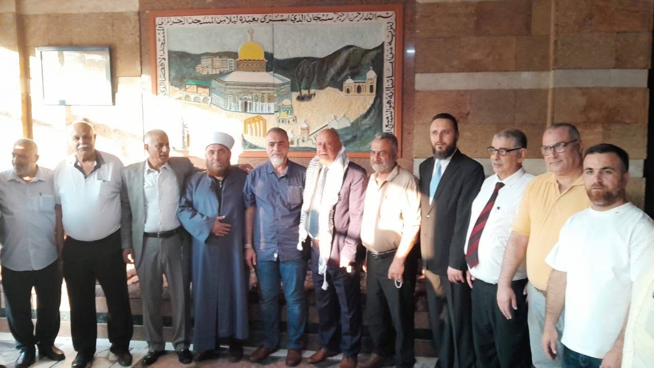 لقاء المحبّة والأخوّة الفلسطيني - اللبناني في شمال لبنان _عكّار في منزل آل بدران في عكار- وادي الجاموس -مشتل الزارعه