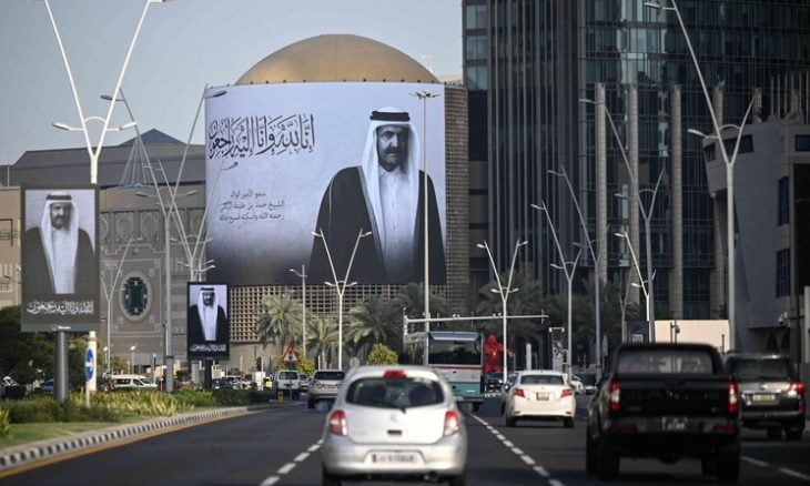 مشاهد من مراسم تشييع الشيخ حمد بن خليفة أمير قطر السابق